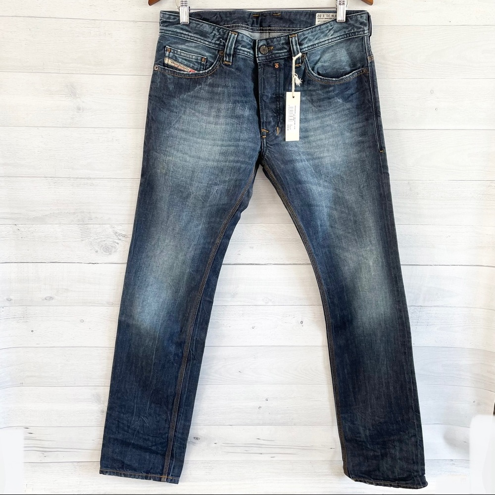 Diesel Jeans NWT 31x32 Safado Regular Slim Straight wash 0885R